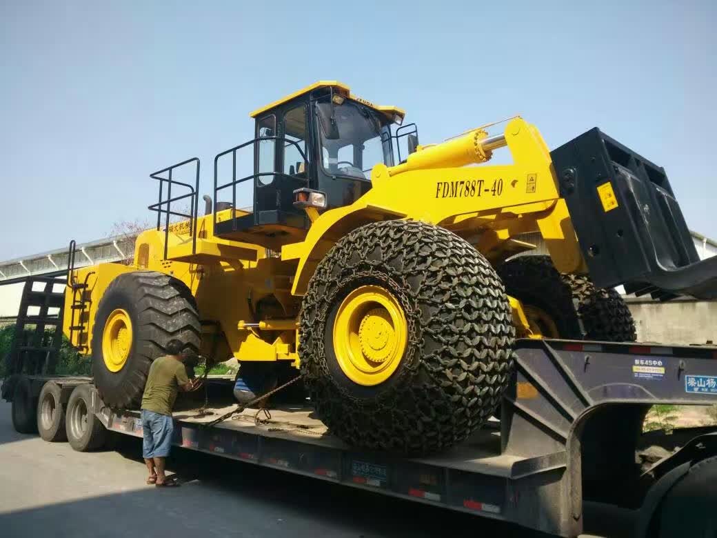 40 ton block handler sent to hunan, china