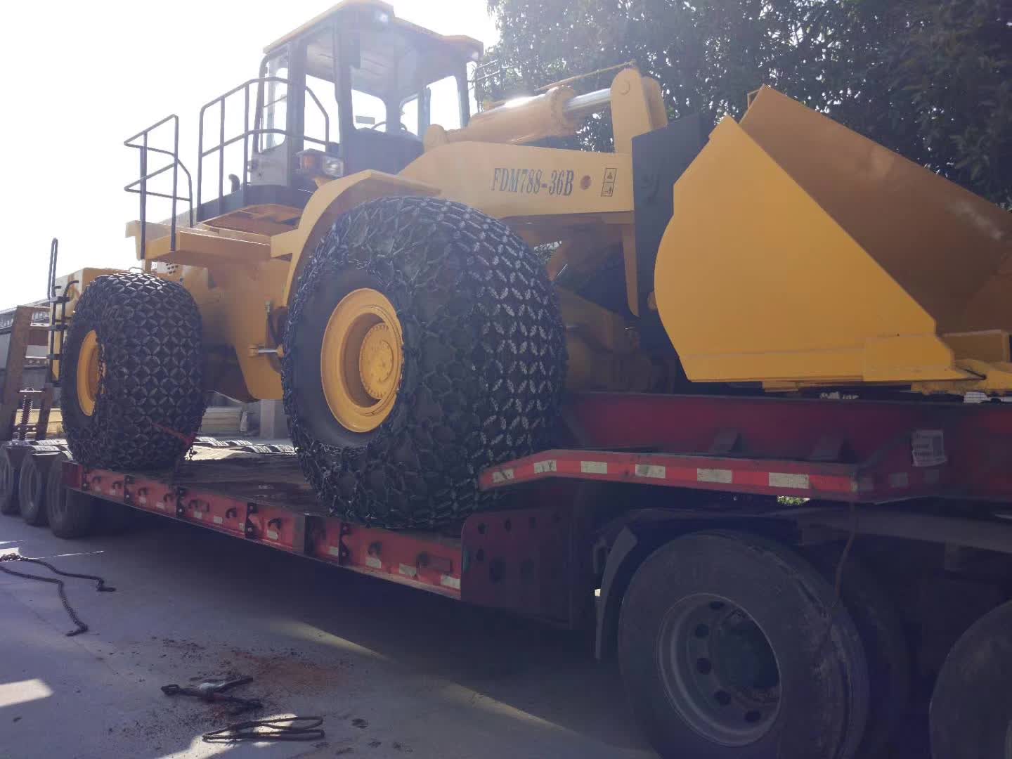 36 ton block handler sent to sichuan, china