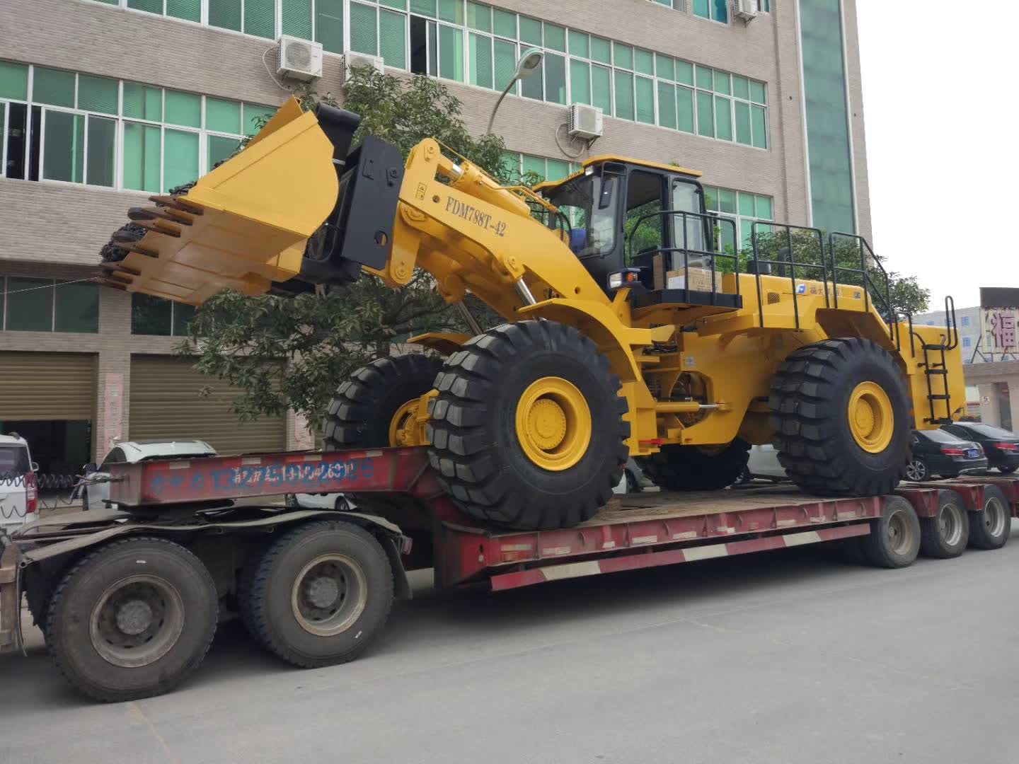 42t forklift loader sent to Angola