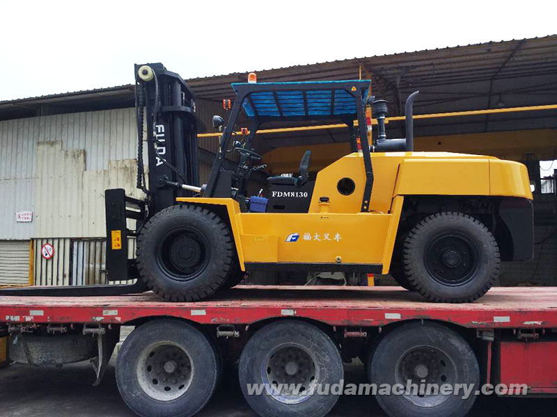 13 ton forklift truck to Guangzhou Nansha District Dragon Island Free Trade Zone