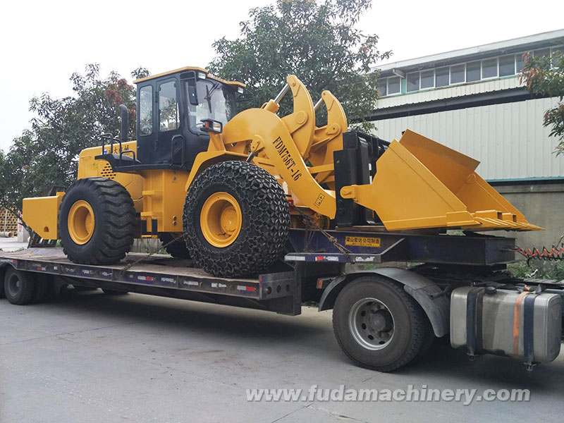 16 ton block handler transported to Chengde Hebei, China